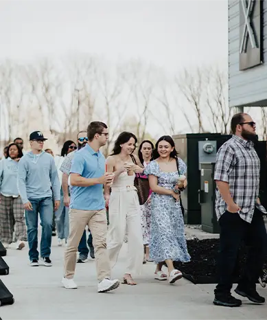 two people taking picture